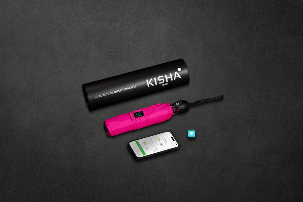 KISHA Mini Rhodamin Rot