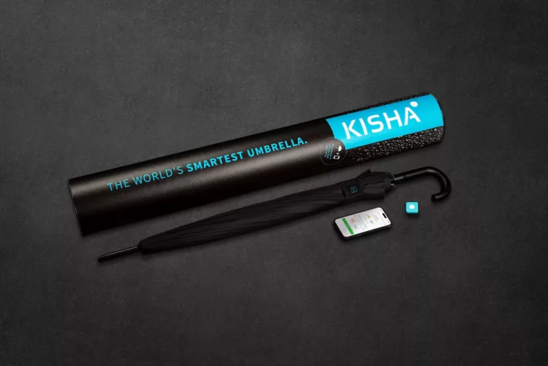 KISHA Smart Umbrella Classic Black