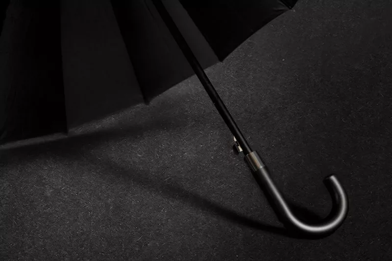 KISHA Smart Umbrella Classic Black - Image 7