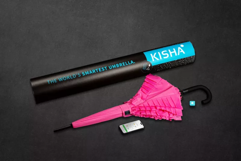 KISHA Smart Umbrella Classic Marshmallow Pink Frosting