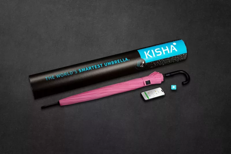 KISHA Smart Umbrella Classic Pink