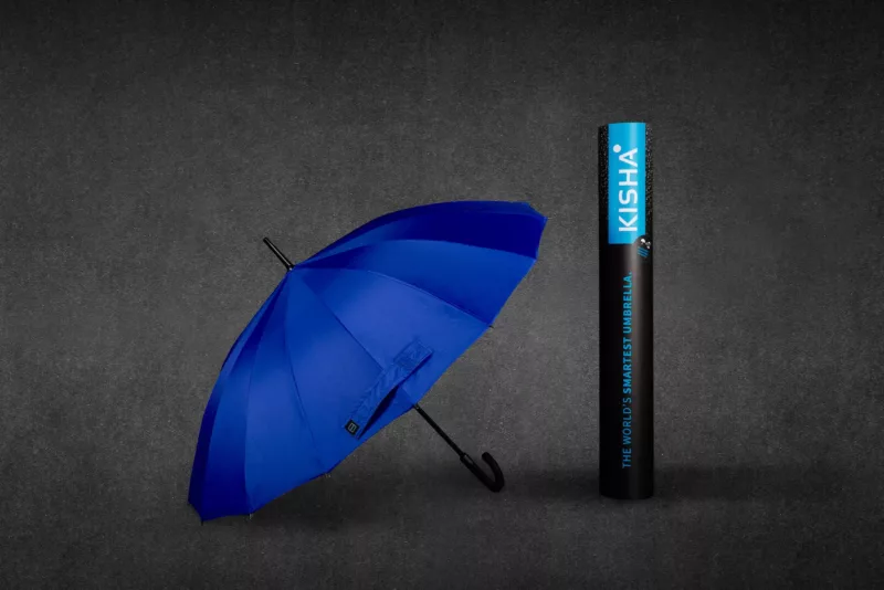 KISHA Smart Umbrella Classic Royal Blue - Image 2